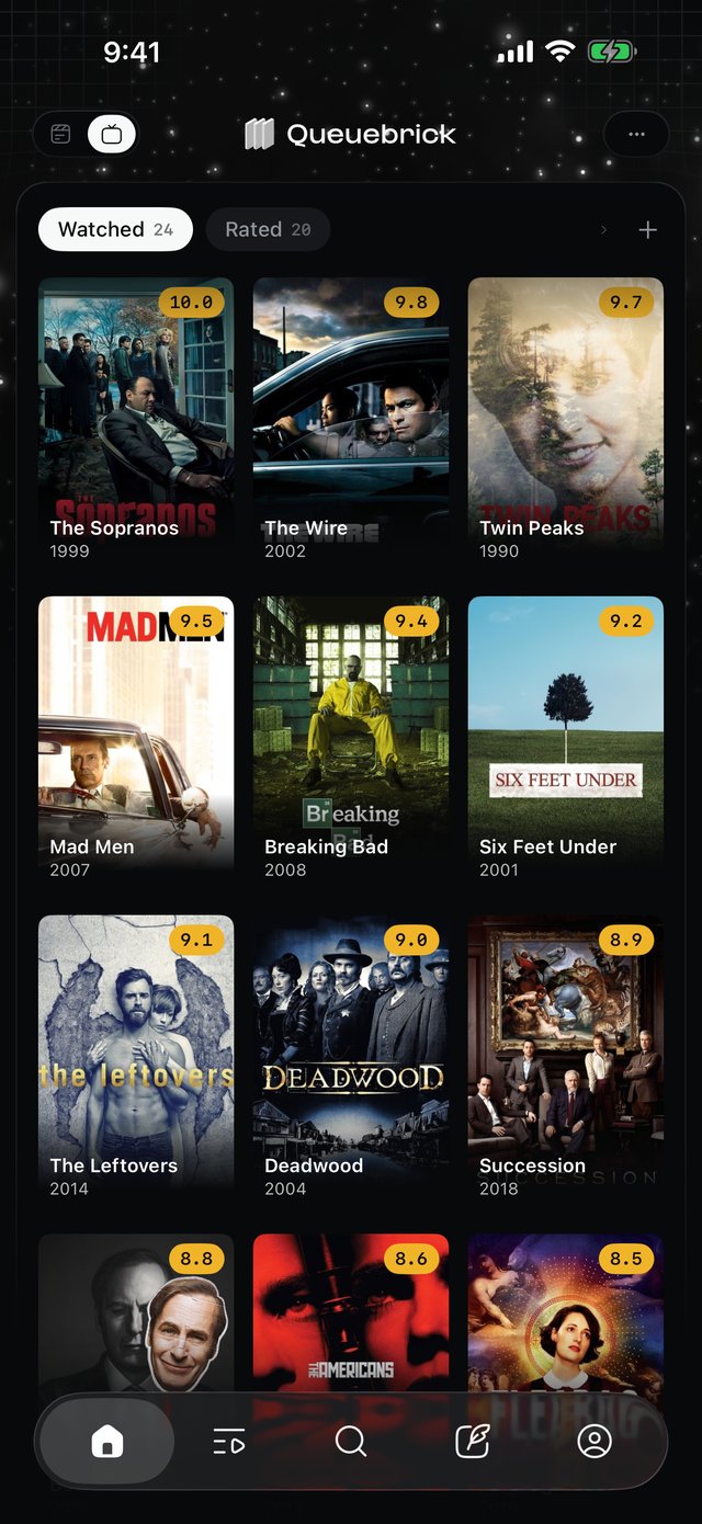 Television, ranked and rated